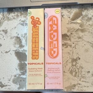 Topicals faded serum and like butter mask